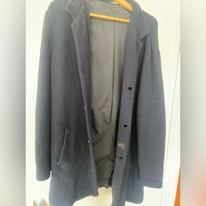 Zara Navy Blue light weight pea coat